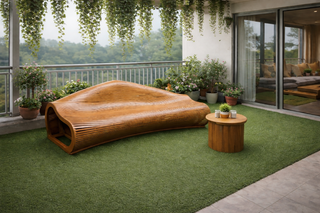 Modern semi-outdoor sofa 