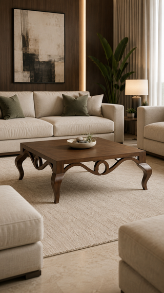 Solid Teakwood center table