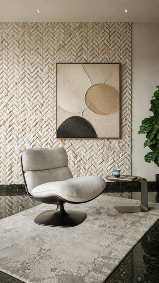 Contemporary accent chair